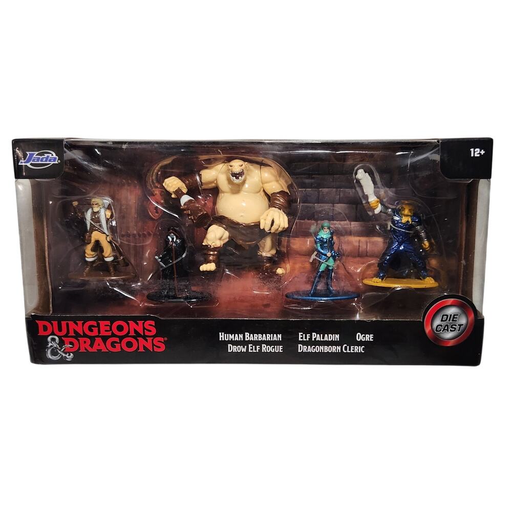 Jada Toys Dungeons & Dragons Die-Cast Set Of 5 Figures 2020 Brand New